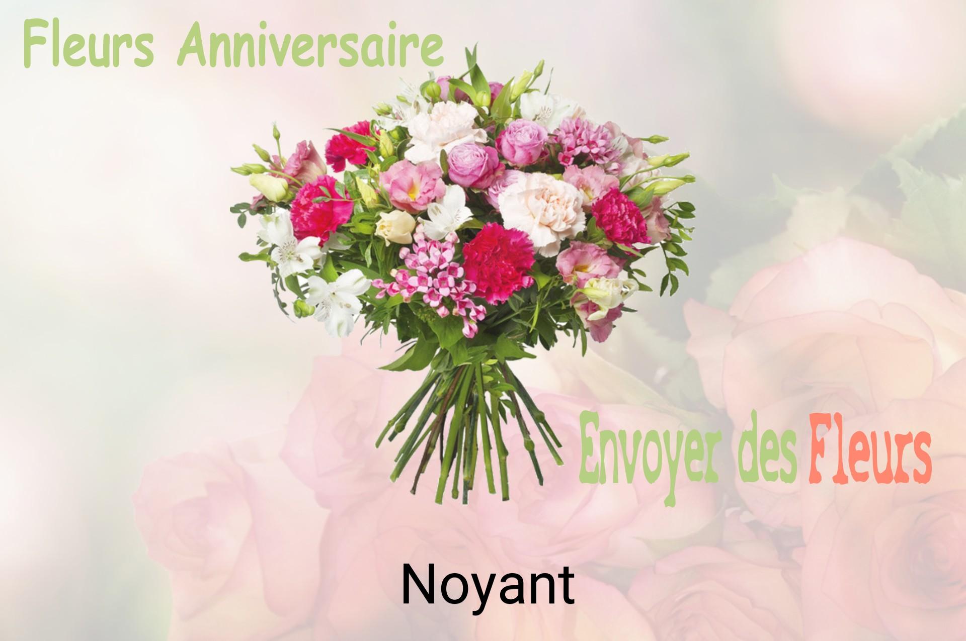 Bouquet de fleurs d’anniversaire livré à Noyant