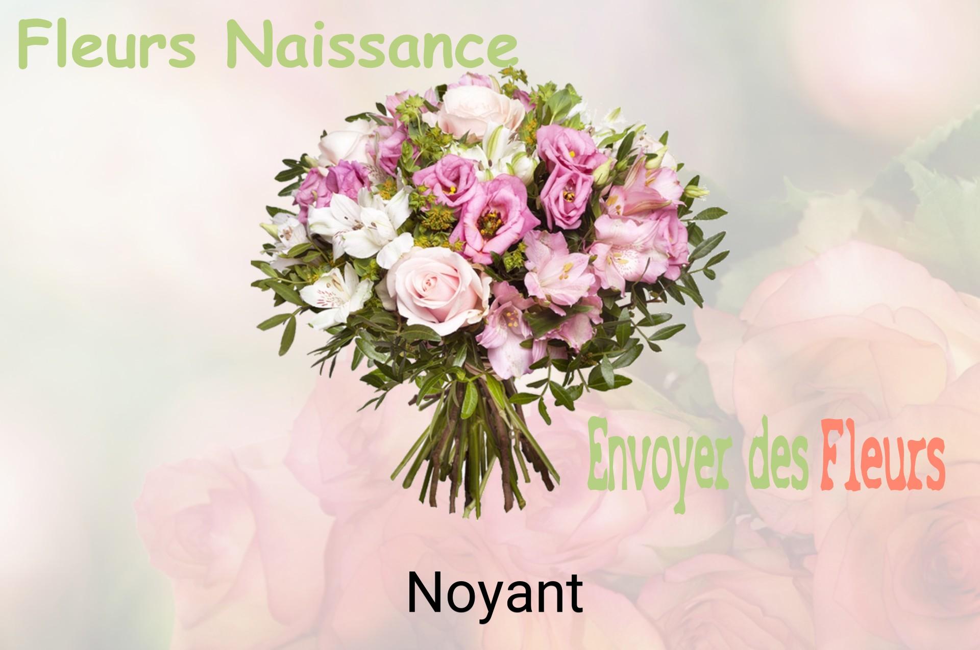 Bouquet de fleurs de naissance livré à Noyant